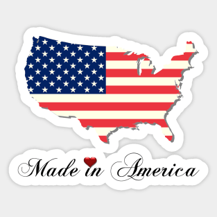 Made in America Sticker